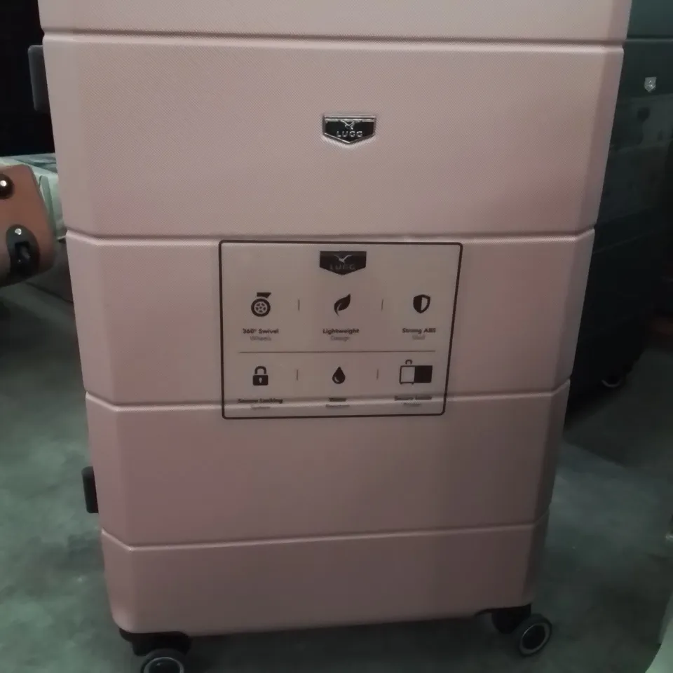 LUGG TRAVEL SUITCASE ROSE 