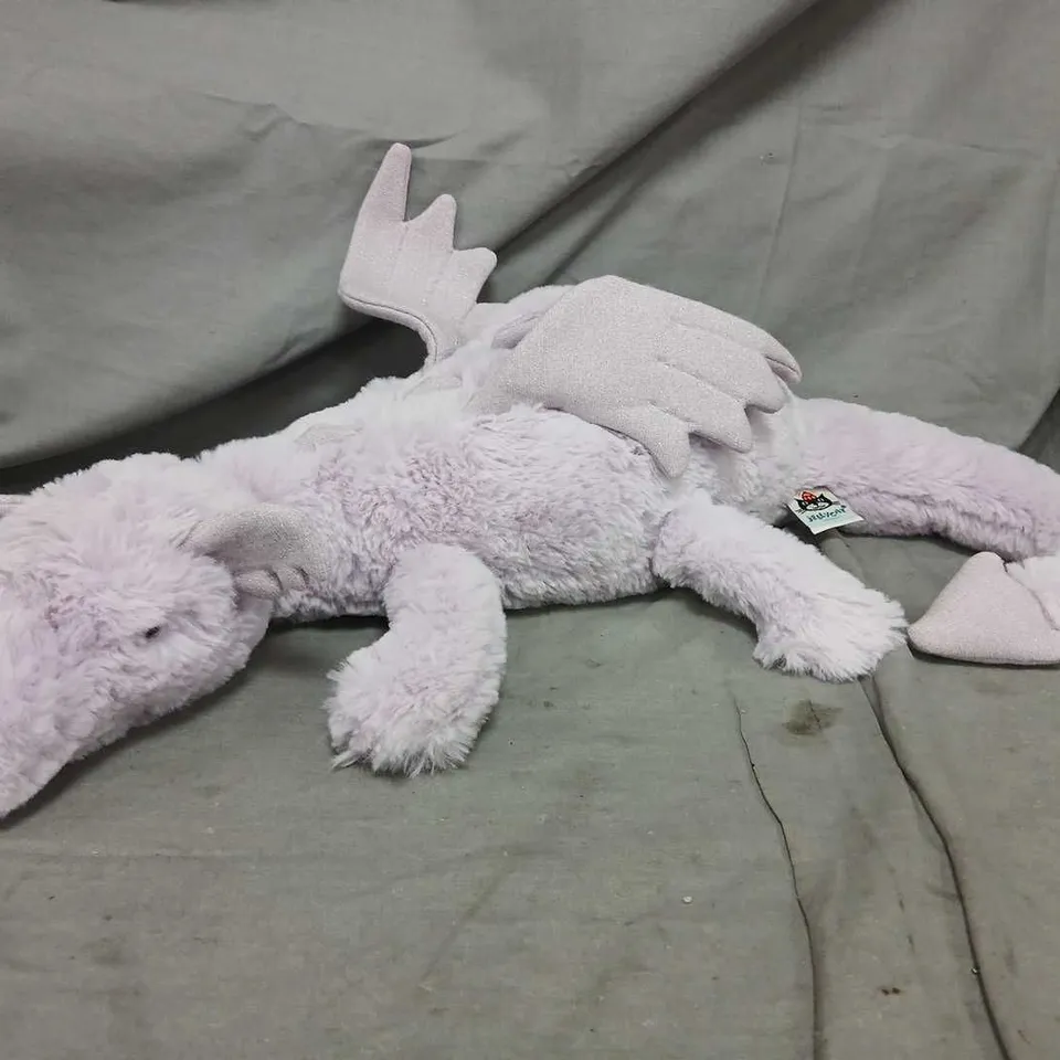 JELLYCAT LAVENDER DRAGON PLUSH TOY WITH WINGS