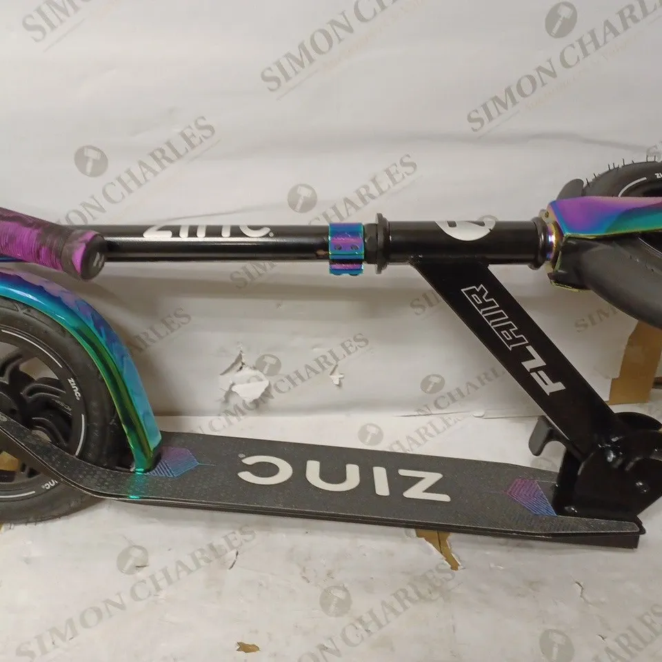 ZINC BIG WHEELED FOLDING SCOOTER FLAIR 200  RRP £100