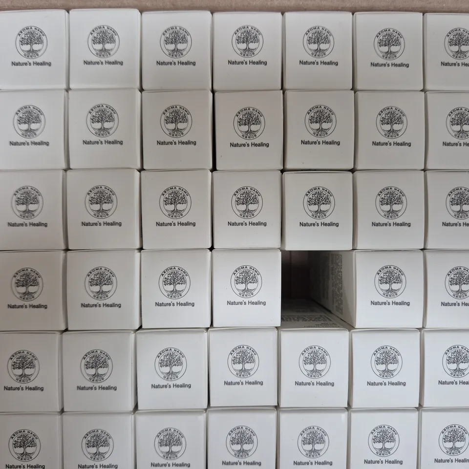 BOX OF APPROXIMATELY 50 NATURE'S HEALING ESSENTIAL OIL - JUNIPER (10ML)