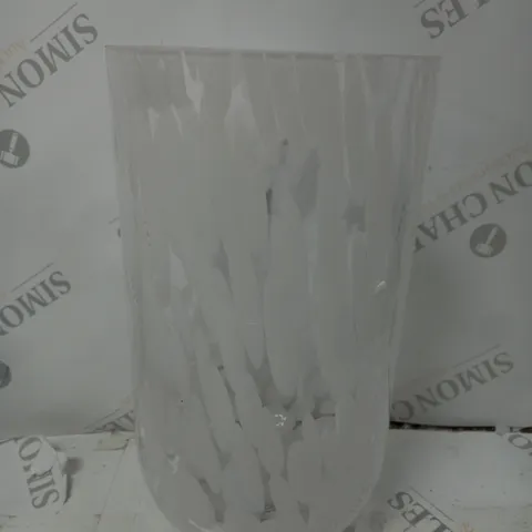 JM BY JULIEN MACDONALD HURRICANE VASE AND WAX LED CANDLE
