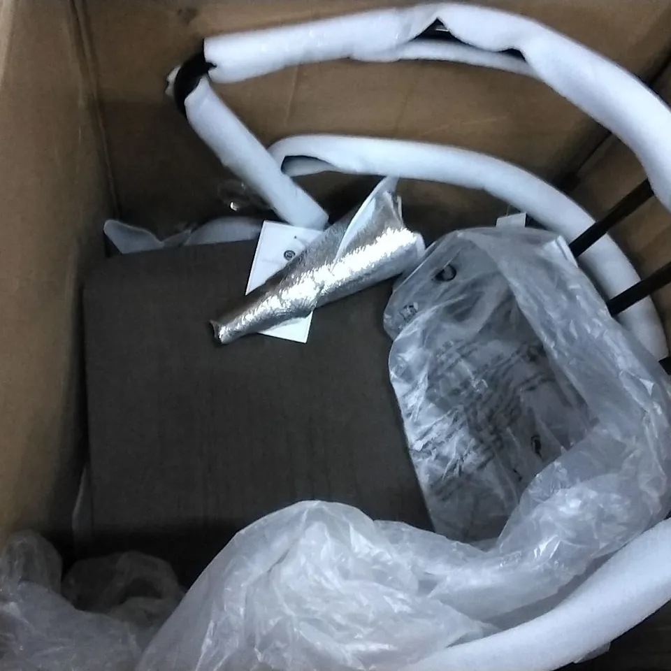 BOXED WOLFSBERG DINING CHAIR DARK BROWN/BLACK