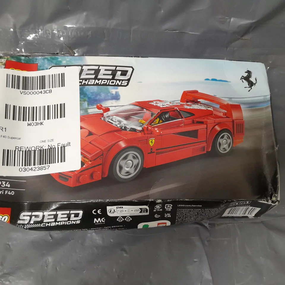 LEGO SPEED CHAMPIONS FERRARI F40 SUPERCAR TOY 76934