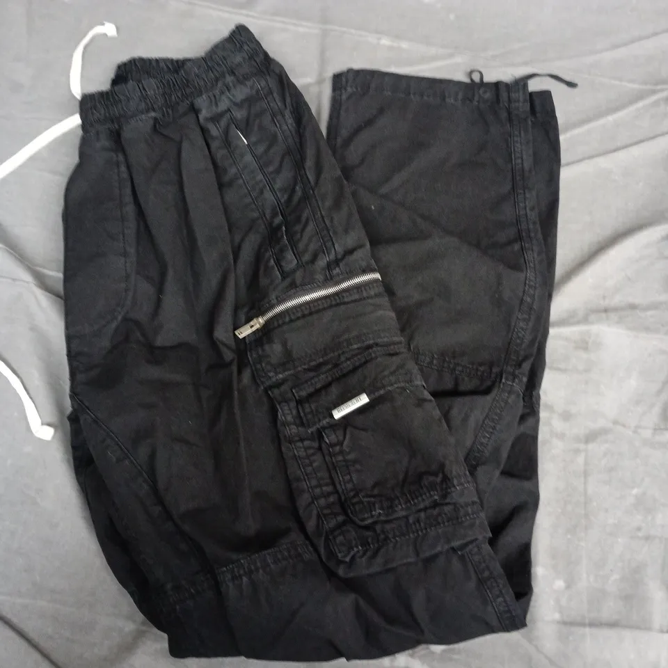 REPRESENT BLACK CARGO PANTS – MEN'S