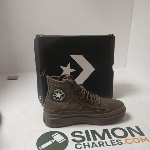 CONVERSE ALL STAR HIGH-TOP SNEAKERS, BROWN, UK 7.5