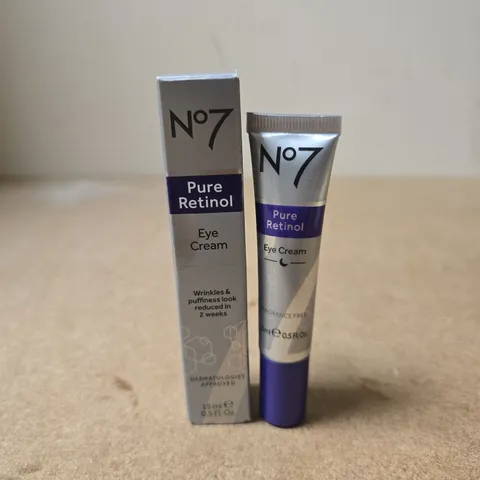 BOXED NO7 PURE RETINOL EYE CREAM – 15 ML