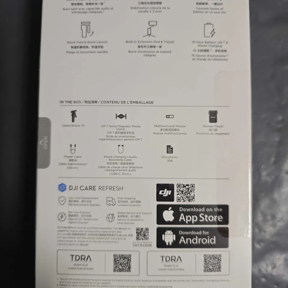 SEALED DJI OSMO MOBILE 7P SMARTPHONE STABILIZER 