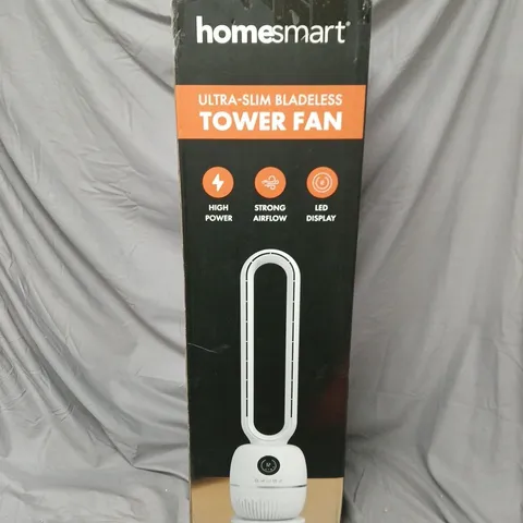 BOXED HOMESMART ULTRA-SLIM BLADELESS TOWER FAN