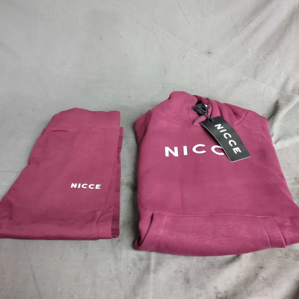 NICCE KIDS BURGUNDY DIVA SET – HOODIE & LEGGINGS, 13-14 YEARS