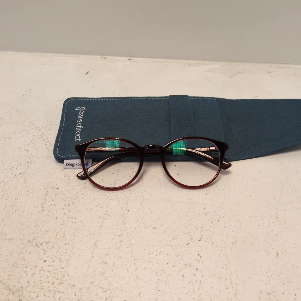 GLASSES DIRECT EYEGLASSES WITH BRANDED BLUE CASE