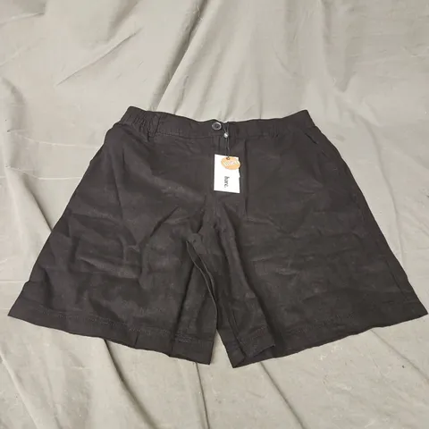 THREADBARE MENS HUNT SHORTS IN BLACK SIZE W34
