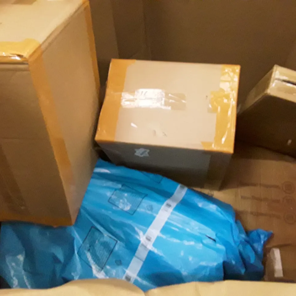 PALLET OF ASSORTED PRODUCTS INCLUDING TRAMPOLINE, HOMIDEC DRYING RACK, OFFICE CHAIR, KIDS WORLD MAP I-POSTER