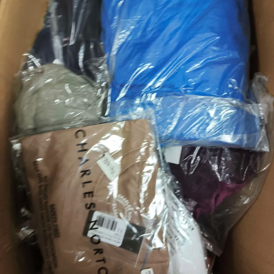 APPROXIMATELY 20 ASSORTED WOMENS CLOTHING ITEMS IN VARIOUS SIZES & STYLES
