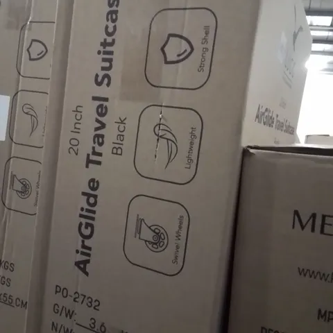 BOXED LUGG AIRGLIDE TRAVEL SUITCASE BLACK