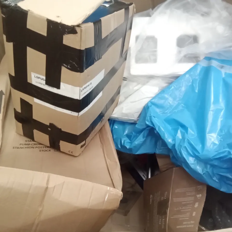 PALLET OF ASSORTED ITEMS INCLUDING IROBOT ROOMBA, PULSAR PLUS WALLBOX, DANCE MAT GAME, KINGSTEAM 2IN1 HAIR AND FACIAL STEAMER,  VINTAGE TURNTABLE, SUBMERSIBLE LED LIGHT