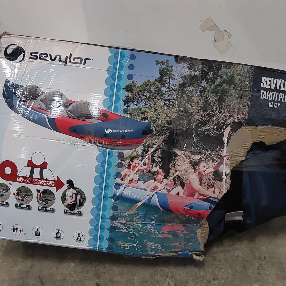 BOXED SEVYLOR TAHITI PLUS INFLATABLE KAYAK (1 BOX)