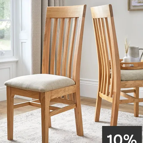 CONSTANCE DINING CHAIR PAIR - COLLECTION ONLY