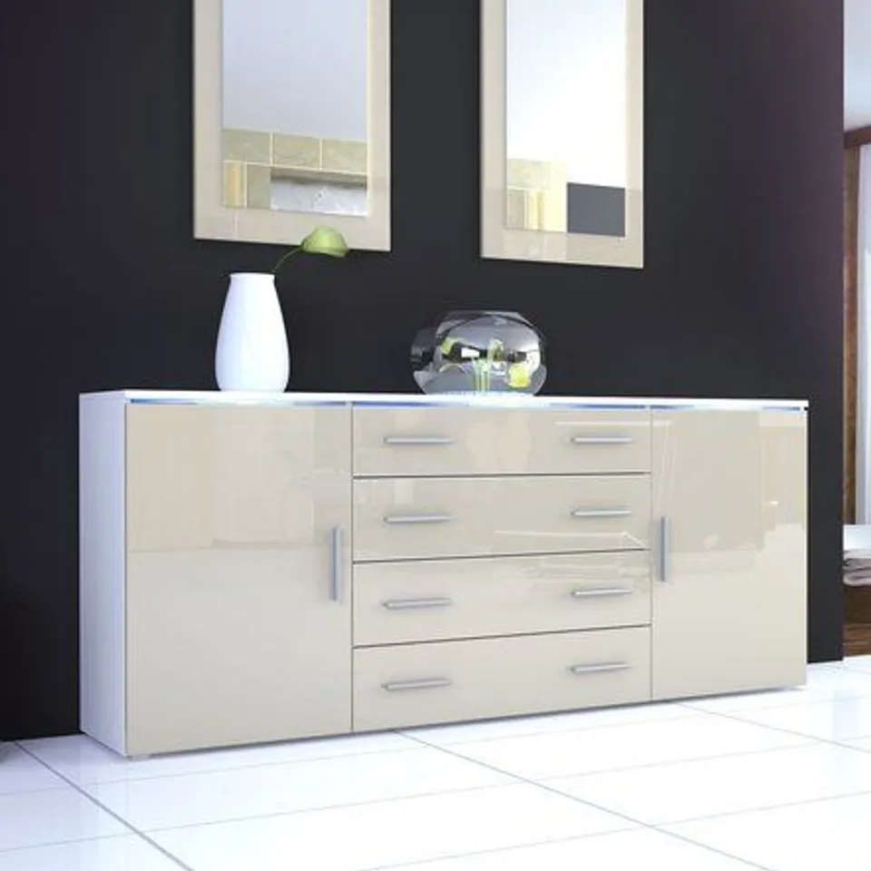 FARO WHITE /SANDY GRAY  SIDEBOARD 