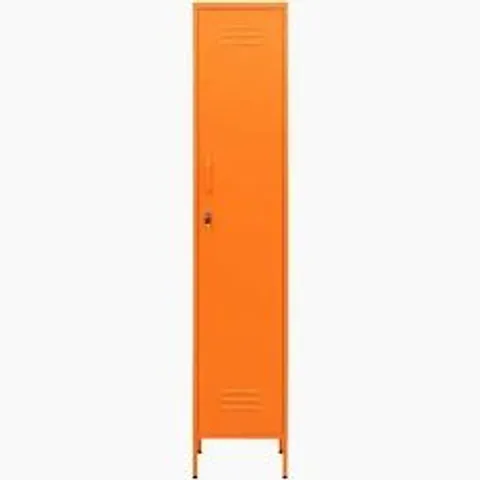 BOXED STEEL SINGLE DOOR LOCKER -ORANGE-