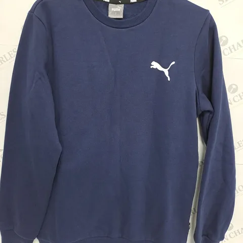 PUMA BLUE CREW NECK JUMPER - EU S