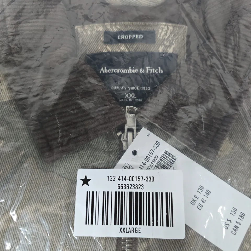 ABERCROMBIE & FITCH CROPPED JACKET – XXL – FORD MOTOR CO LOGO
