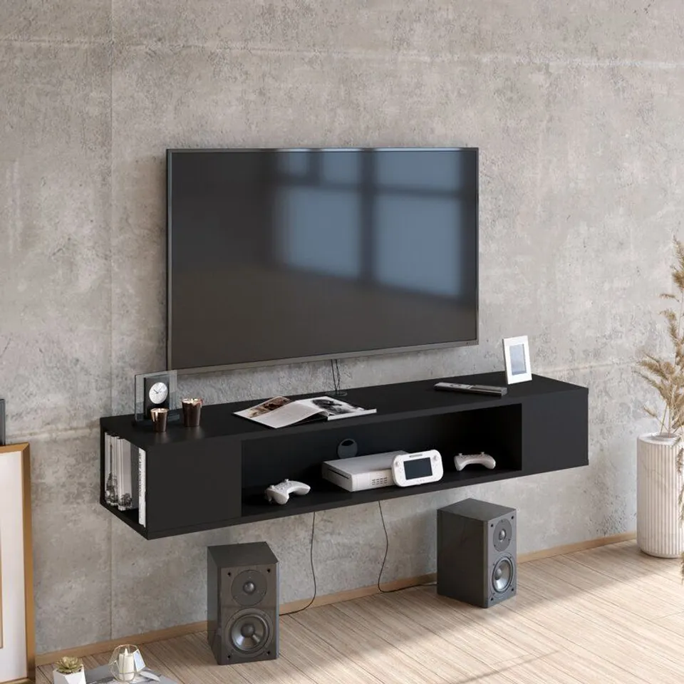 ABBIE-JANE TV STAND UPTO 70" - BLACK
