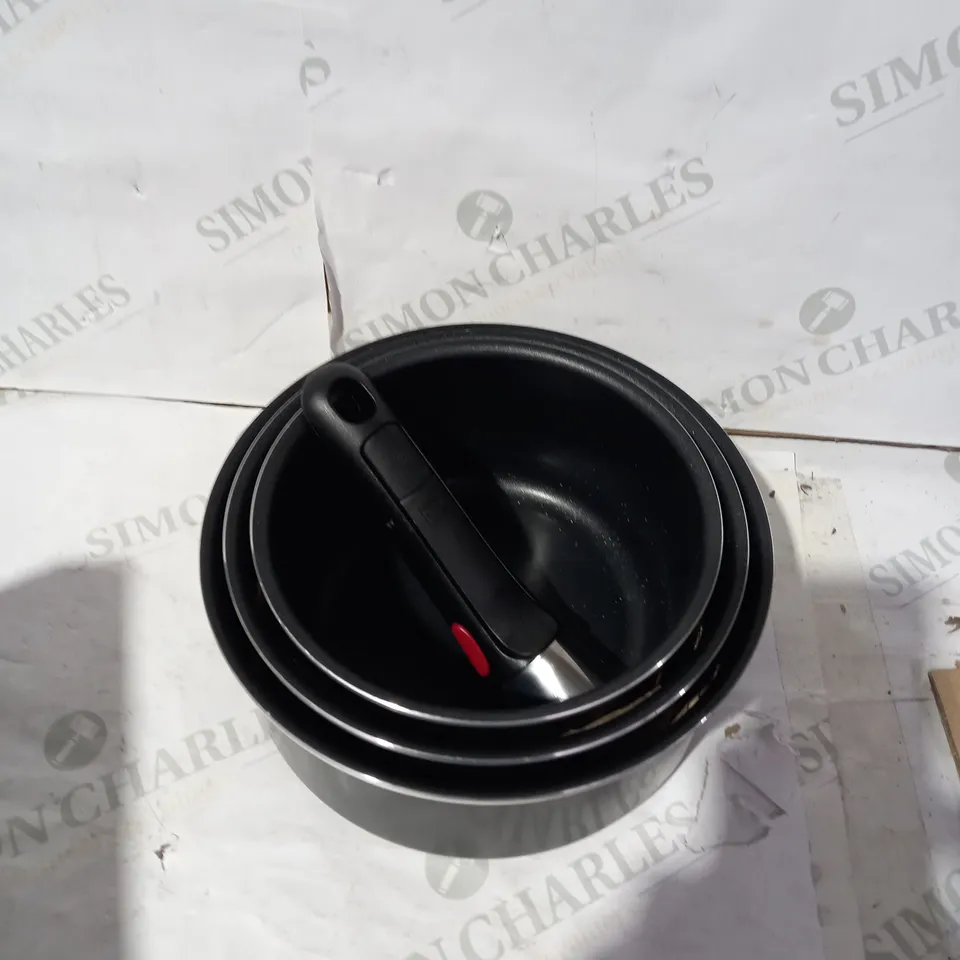 TEFAL L2009342 INGENIO ESSENTIAL NON-STICK SAUCEPAN SET