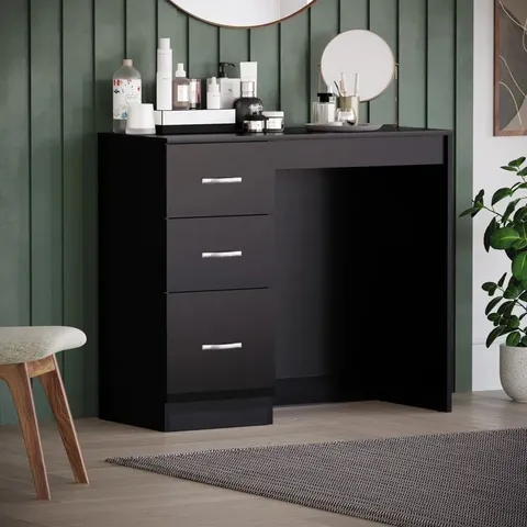 BOXED CASTLEFORD DRESSING TABLE - BLACK (1 BOX)