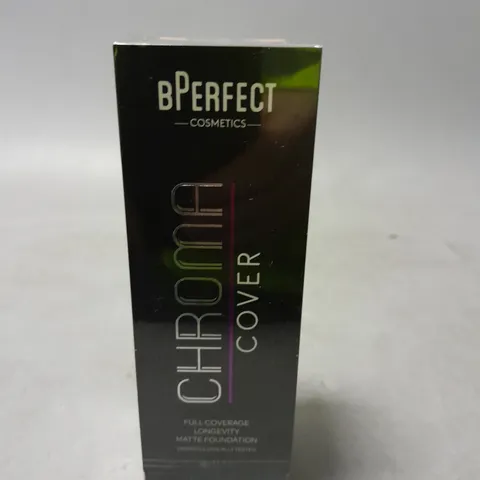 SEALED BPERFECT CHROMA COVER FULL COVERAGE LONGEVITY MATTE FOUNDATION SHADE W4 30ML