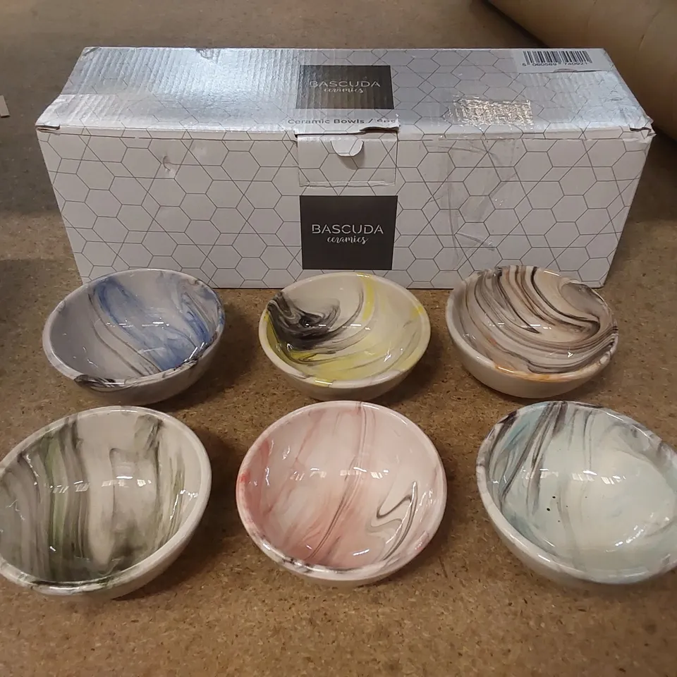 BOXED BASCUDA SWEET/NUT BOW - SET OF 6 (1 BOX)
