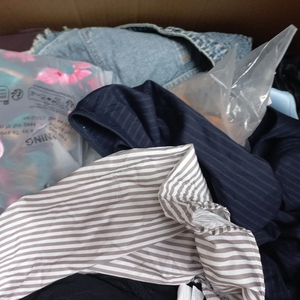 APPROXIMATELY 20 ASSORTED CLOTHING AND FASHION PRODUCTS IN VARIOUS STYLES AND SIZES - COLLECTION ONLY