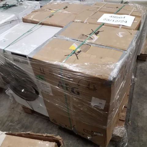 PALLET OF APPROXIMATELY 4 UNPROCESSED RAW RETURN WHITE GOODS TO INCLUDE