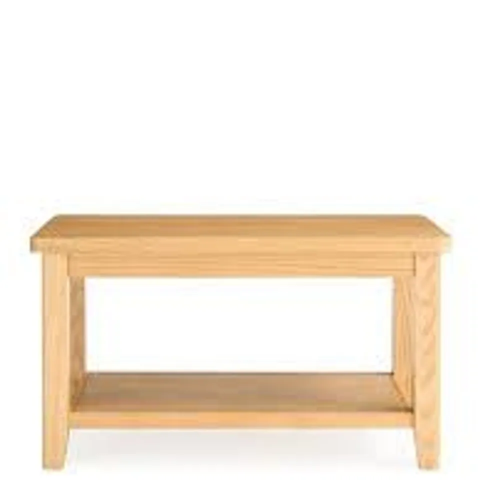 BOXED ASHWIN SMALL COFFEE TABLE - CONTAINS SOLID WOOD (1 BOX) RRP £139
