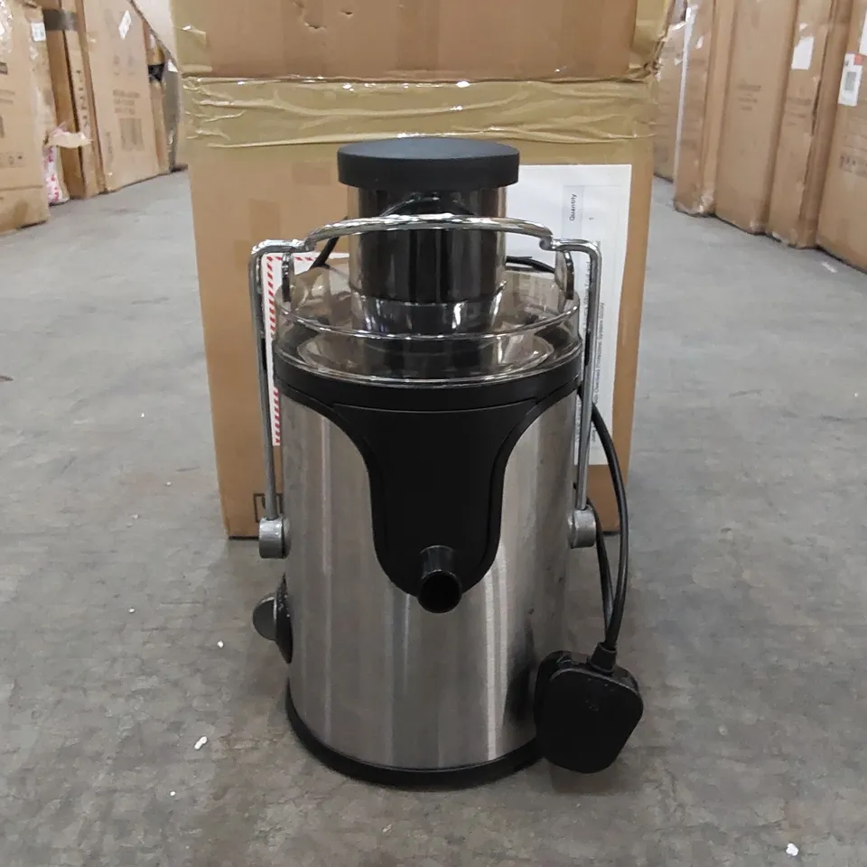 BOXED ELECTRIC CENTRIFUGAL STAINLESS STEEL JUICE EXTRACTOR (1 BOX)