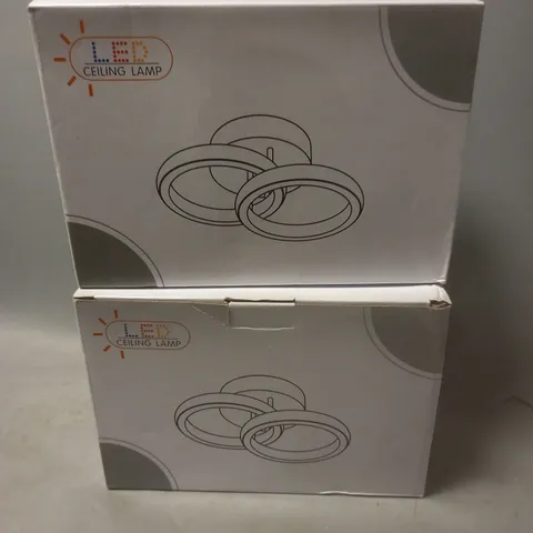 2 BOXED LED CEILING LAMP 