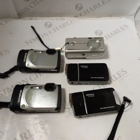 BUNDLE OF VIDEO RECORDERS OLYMPUS VIVITAR CANON 