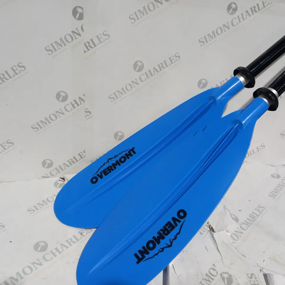 OVERMONT KAYAK PADDLE OAR ALUMINUM ALLOY ADJUSTABLE