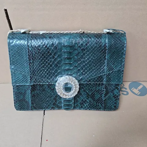 LA MAREY PYTHON SHOULDER BAG 