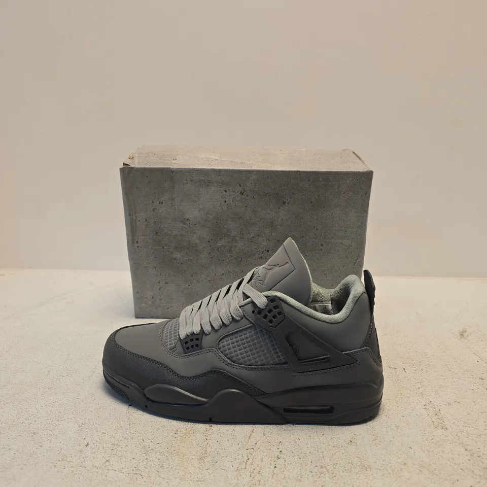 NIKE AIR JORDAN 4 RETRO GREY SNEAKERS – UK 10 (US 11)