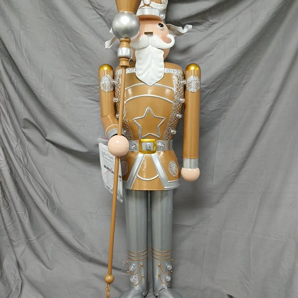 INLIT GIANT NUTCRACKER GOLD/SILVER - COLLECTION ONLY  RRP £129.99