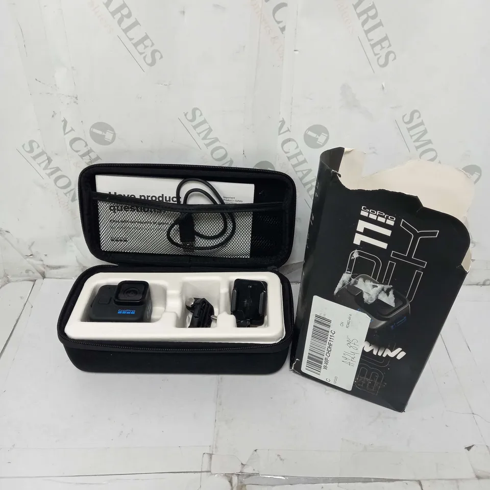 BOXED GOPRO 11 BLACK MINI ACTION CAMERA 