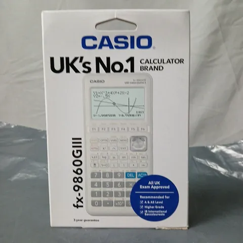 CASIO FX-9860G II GRAPHING CALCULATOR – BOXED