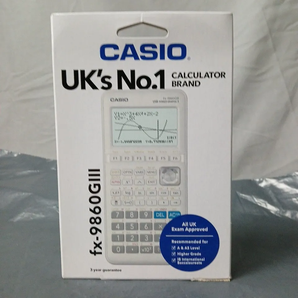 CASIO FX-9860G II GRAPHING CALCULATOR – BOXED