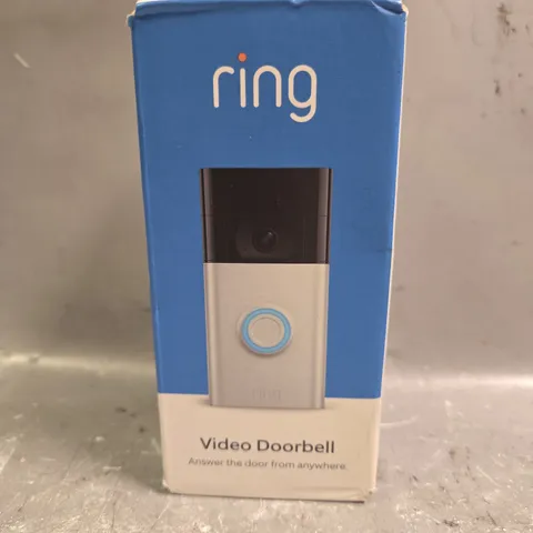SEALED RING VIDEO DOORBELL