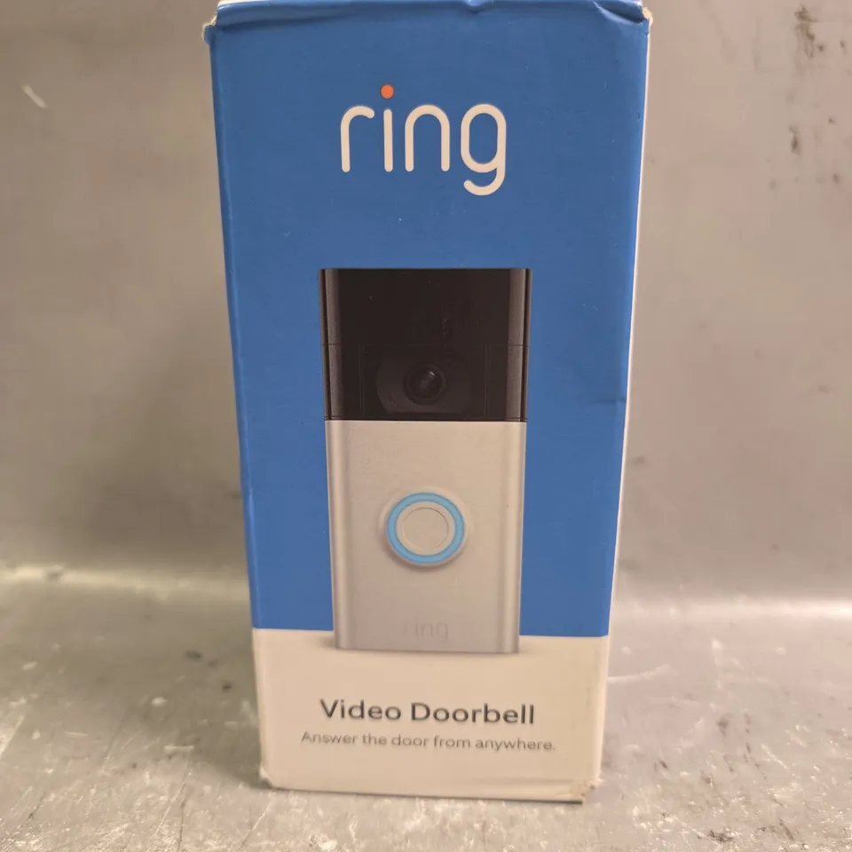 SEALED RING VIDEO DOORBELL
