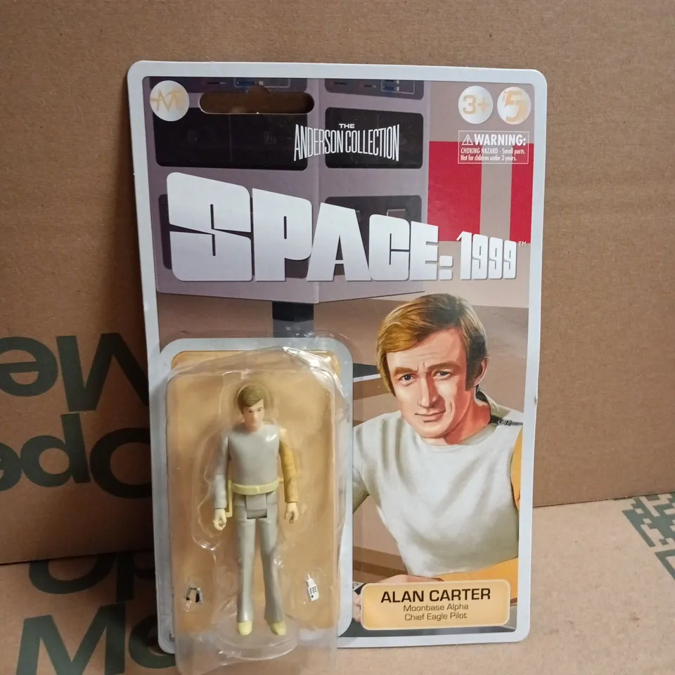 SPACE: 1999 ALAN CARTER ACTION FIGURE – MOONBASE ALPHA CHIEF EAGLE PILOT, CARDED