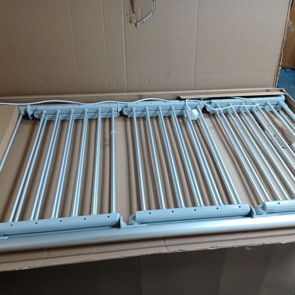 BOXED ORGANISED OPTIONS 3 TIER HEATED AIRER WITH 21M DRYING SPACE - COLLECTION ONLY