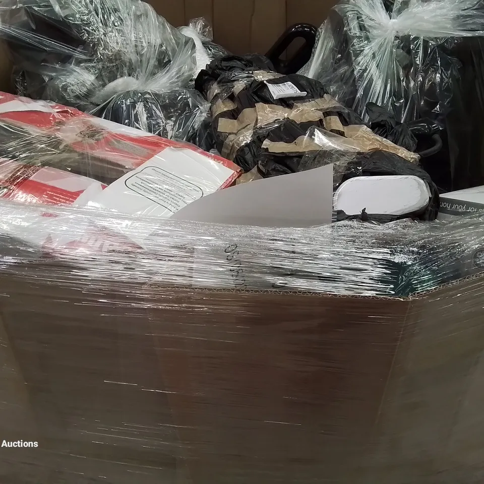 PALLET OF APPROXIMATELY 27 UNPROCESSED RAW RETURN HOUSEHOLD AND ELECTRICAL GOODS TO INCLUDE;