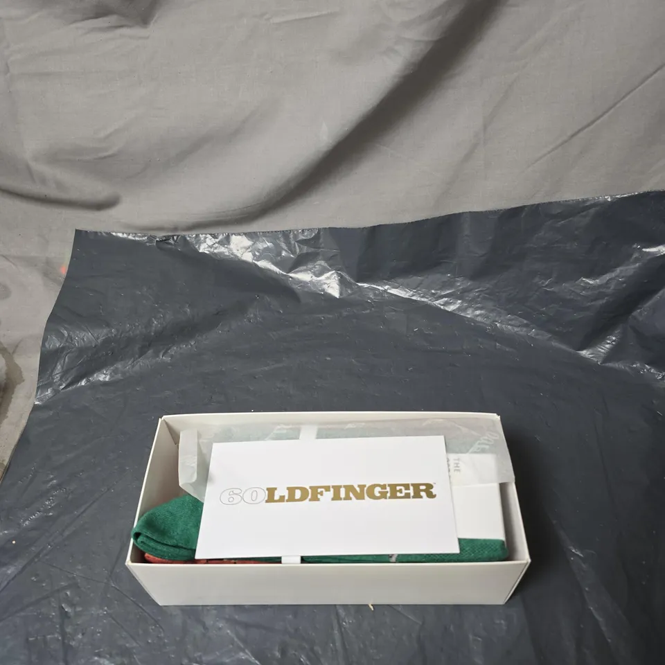 BOXED THE LONDON SOCK EXCHANGE GOLDFINGER COLLECTION - 5 PAIRS 