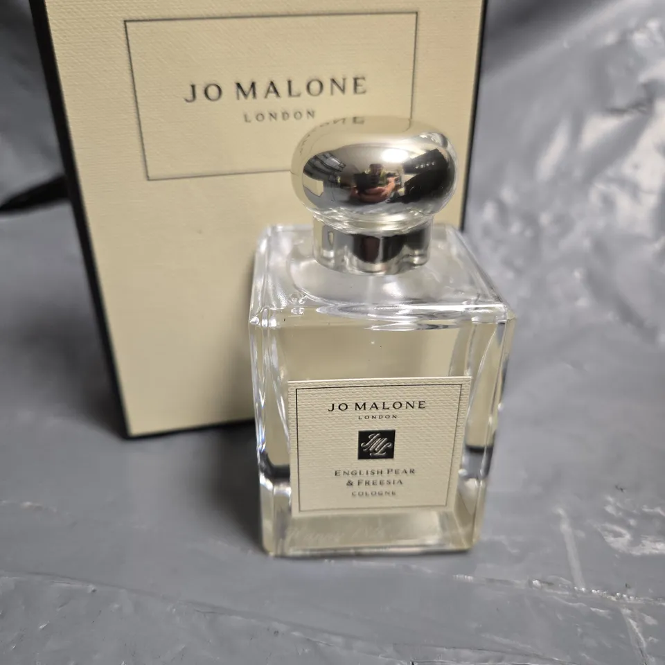 BOXED JO MALONE ENGLISH PEAR AND FREESIA COLOGNE 50ML